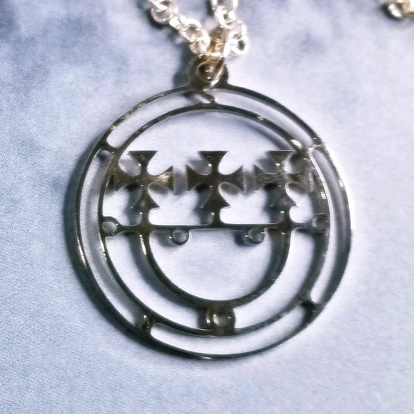 Baroque Vintage Jewelry - Sitri Goetic Goetia Sigil Silver Necklace